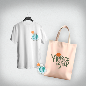KIT Camiseta Infantil + Eco Bag + Adesivo